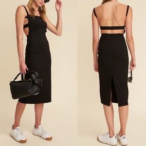 LPA Dress 27 Midi in Black XS